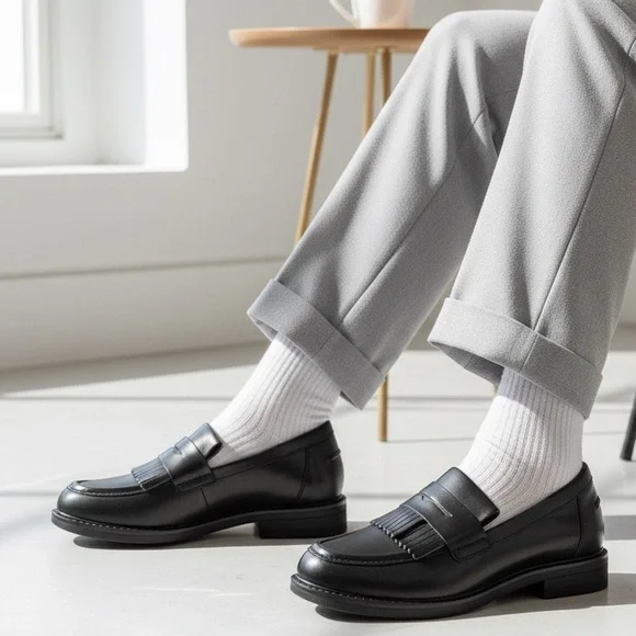 Easy Spirit Black Loafers - Picture 2 of 8